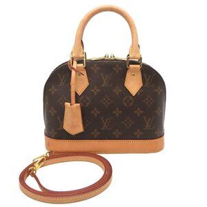LOUIS VUITTON Brown Monogram Alma Bag